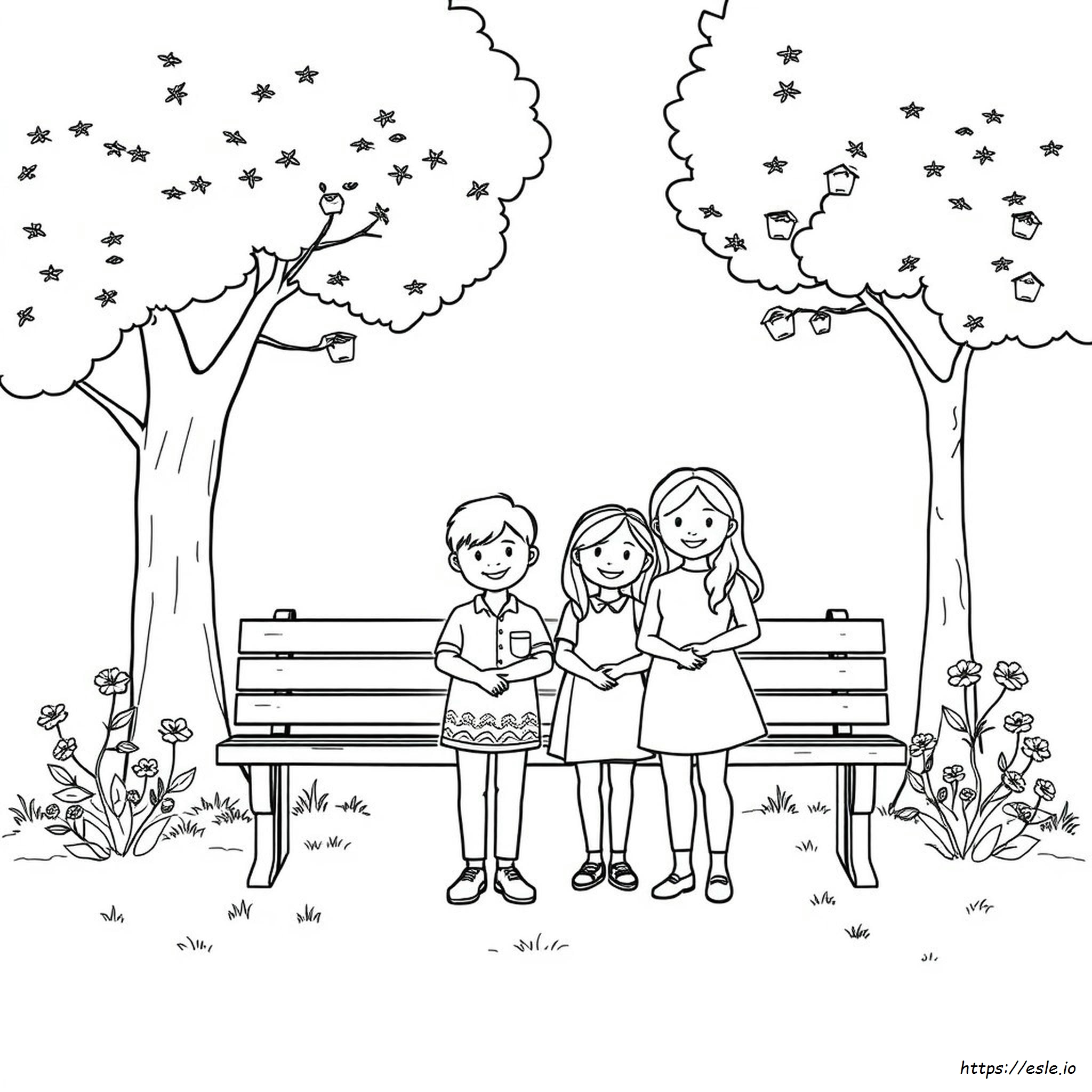 Family Photo Coloring Pages - Free Printable