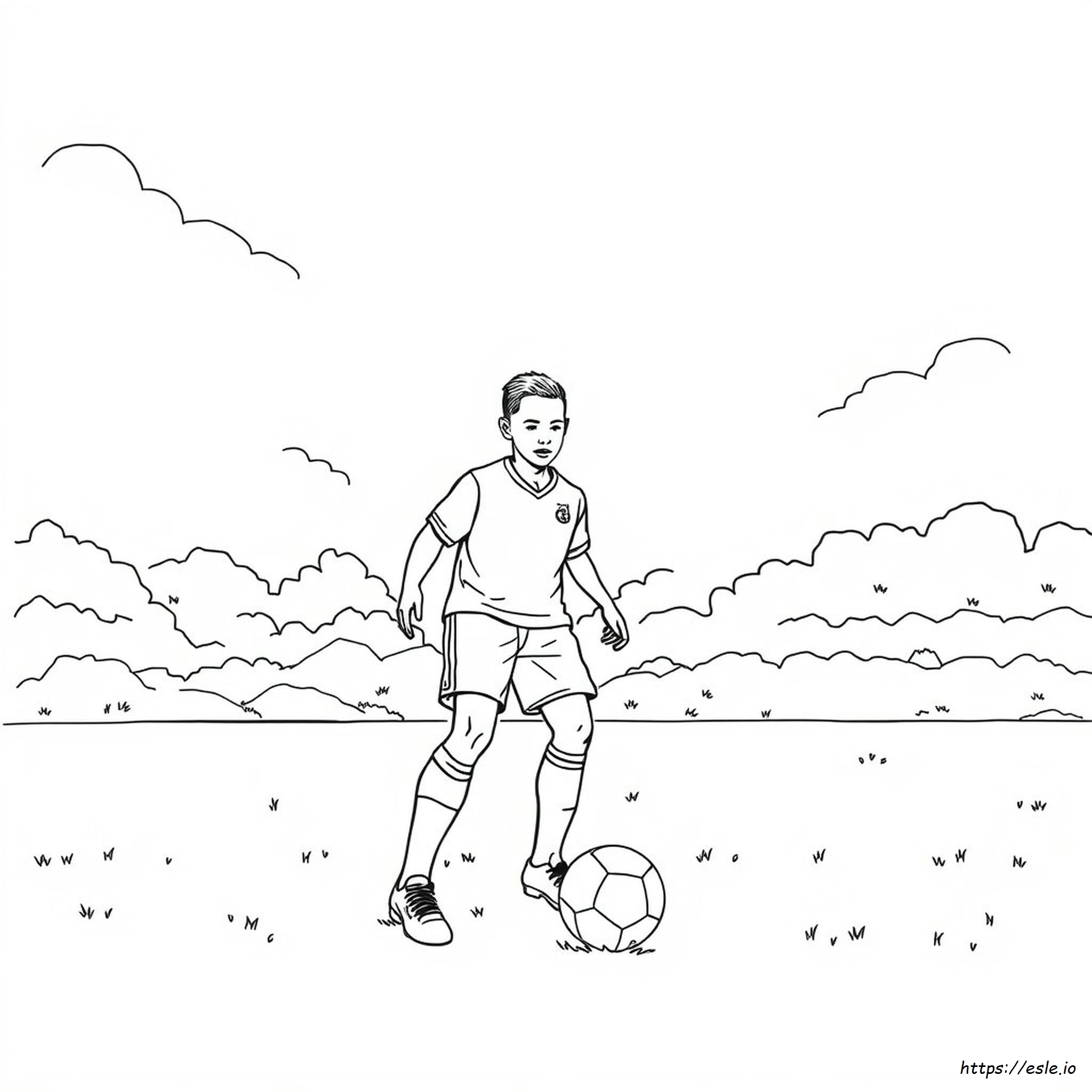 Mbappe Coloring Pages Mbappe Drawing Easy