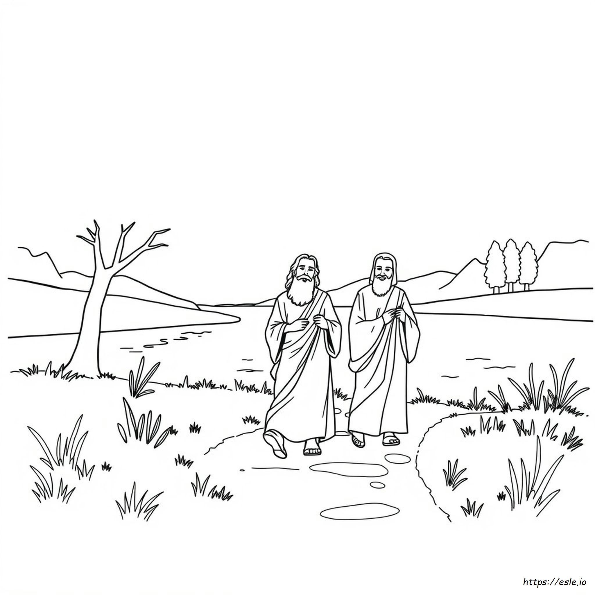Coloriage Des Disciples