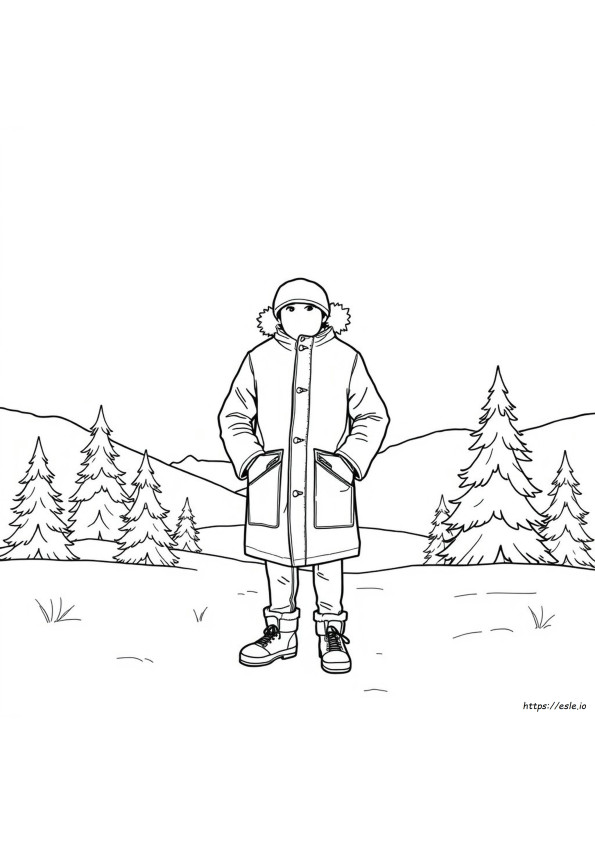 Coloriage Veste