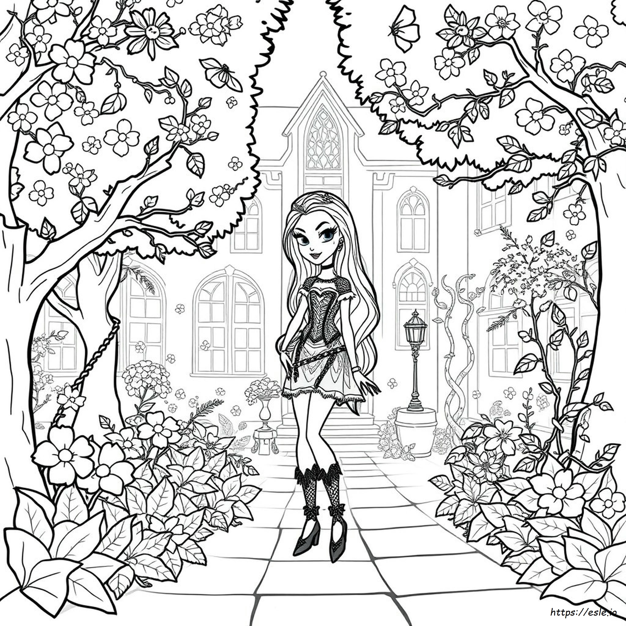 Ever After High Coloring Pages Briar Beauty