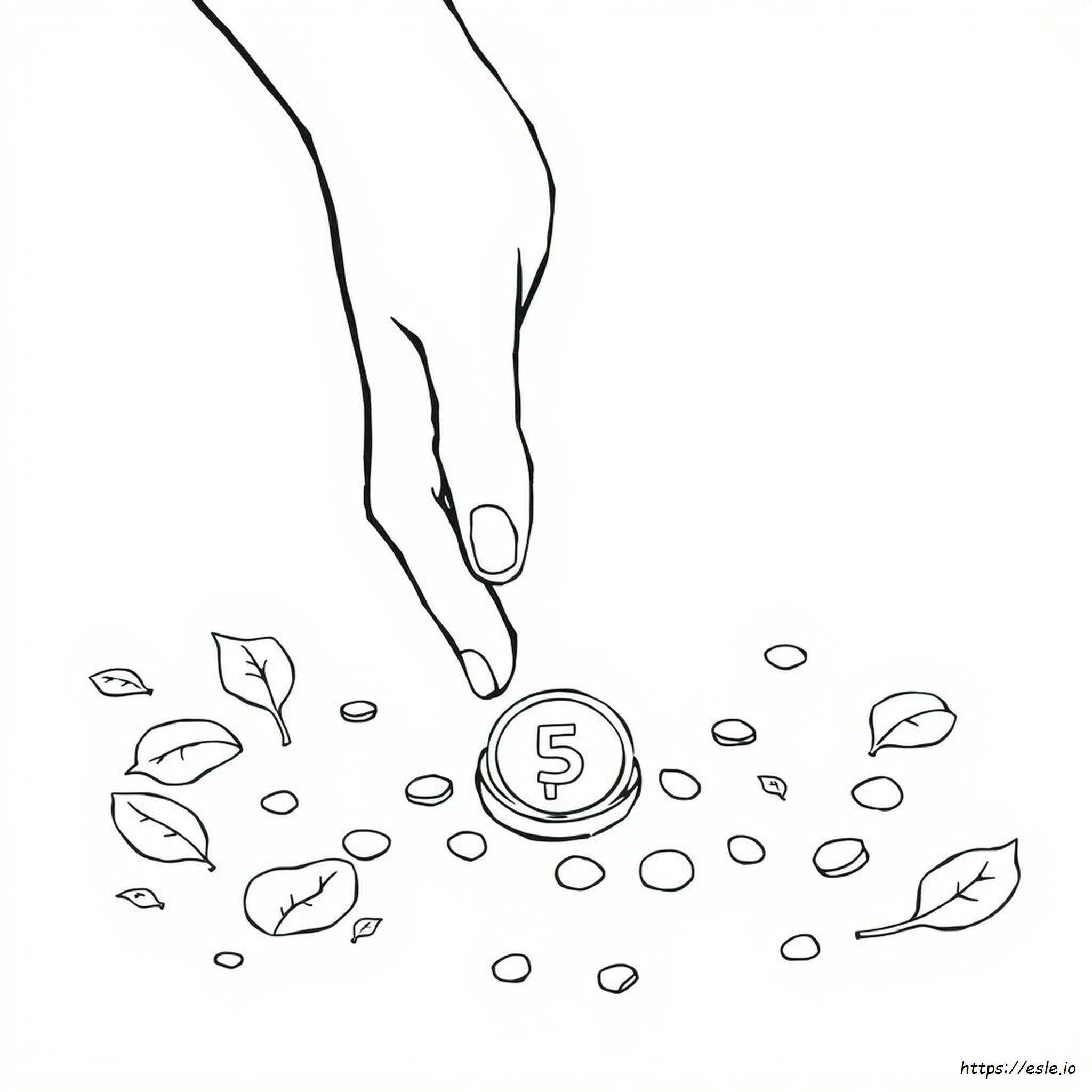 The Lost Coin Coloring Page