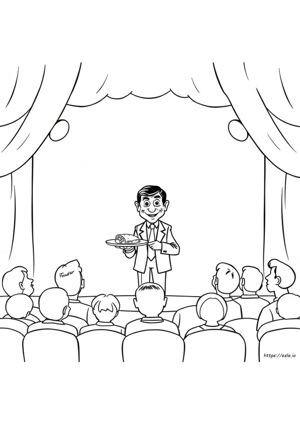 Mr Bean Colouring Book