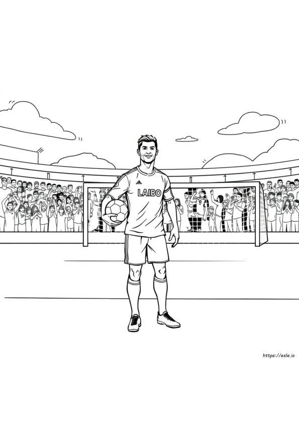 Disegni Da Colorare Di Ronaldo Da Stampare
