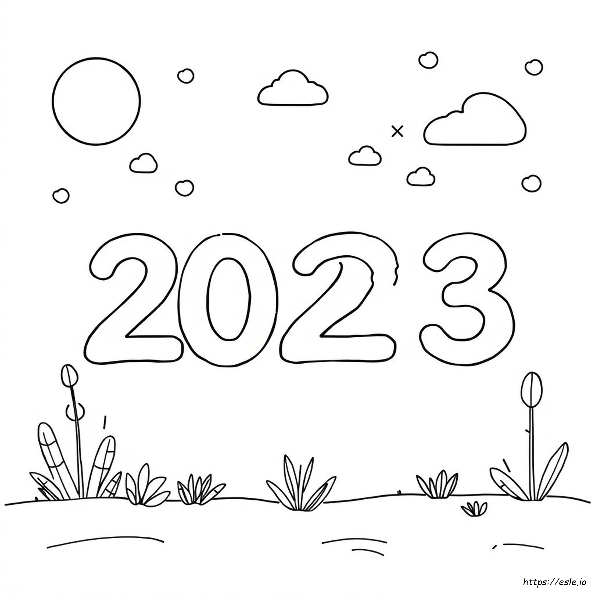 Calendar Coloring Pages 2023