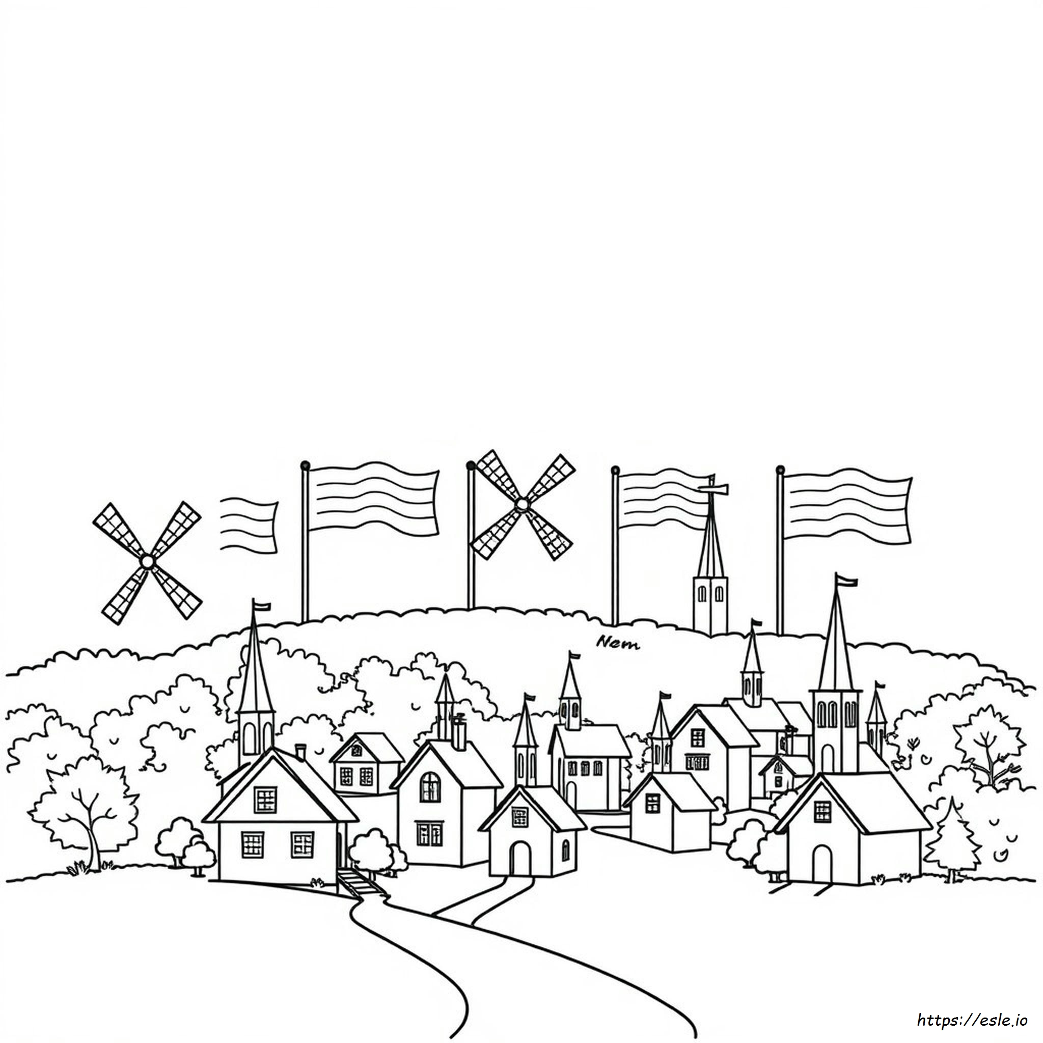 Thirteen Colonies Coloring Page