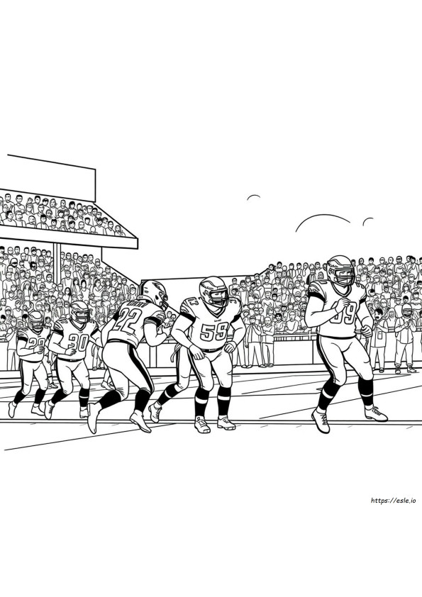 Philadelphia Eagles Coloring Pages Printable