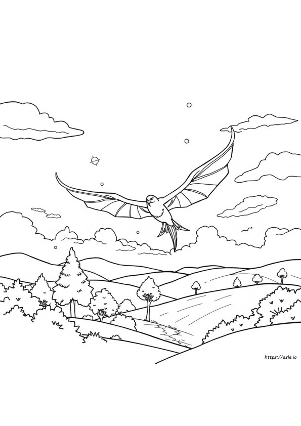 Printable Silkwing Wings Of Fire Coloring Pages