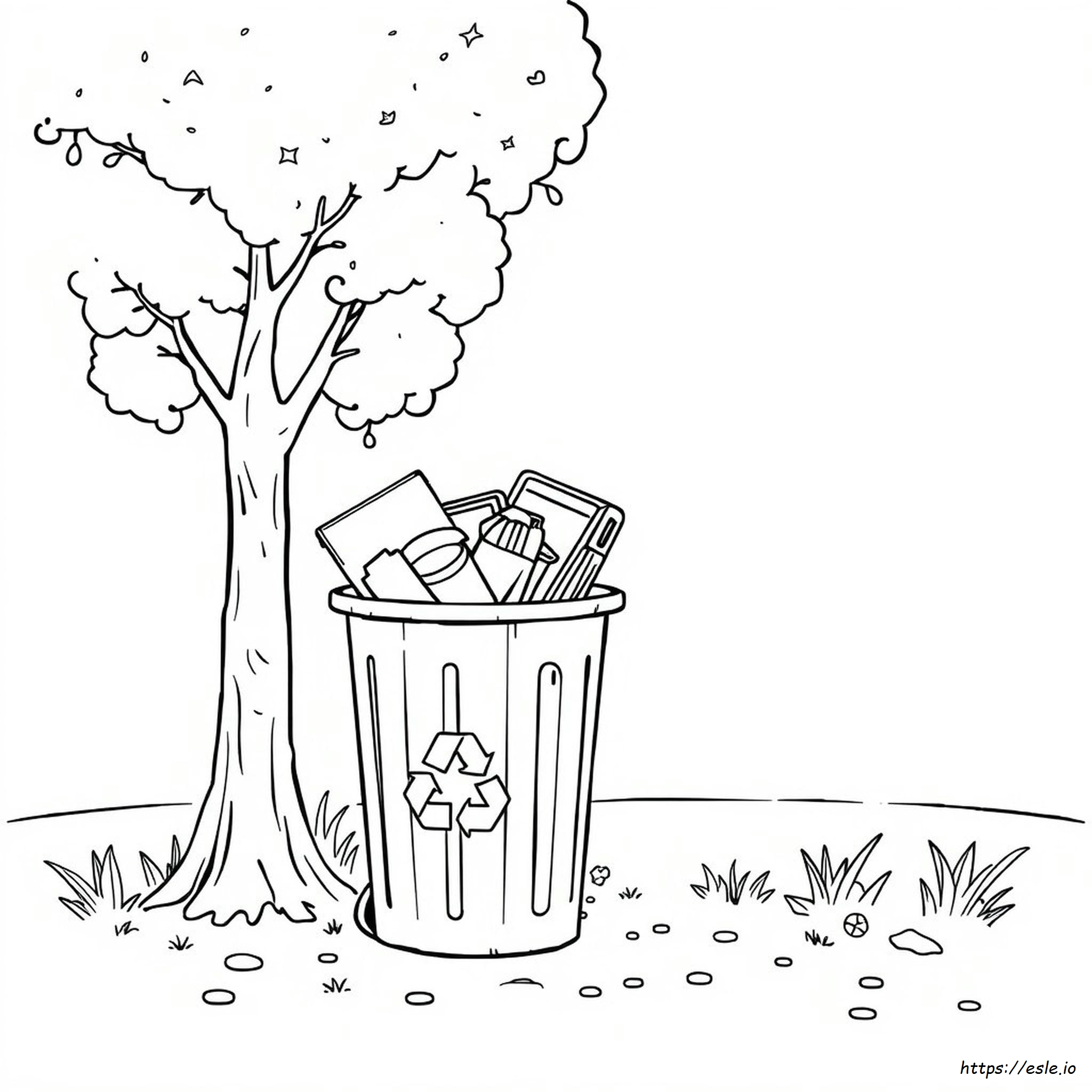 Recycling Coloring Pages