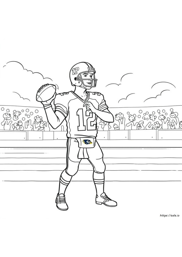 Eli Manning Coloring Pages