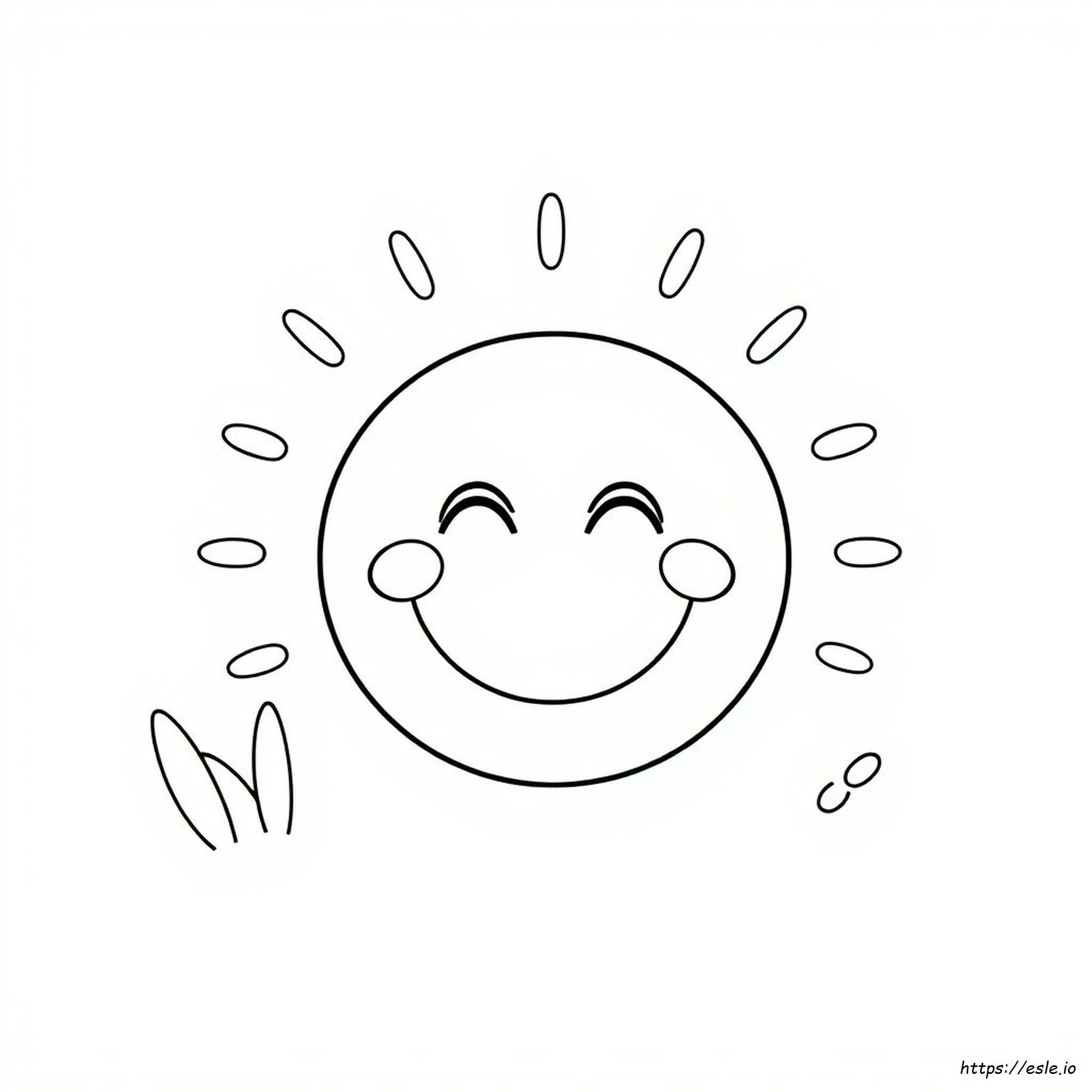 Smile Emoji Coloring Pages