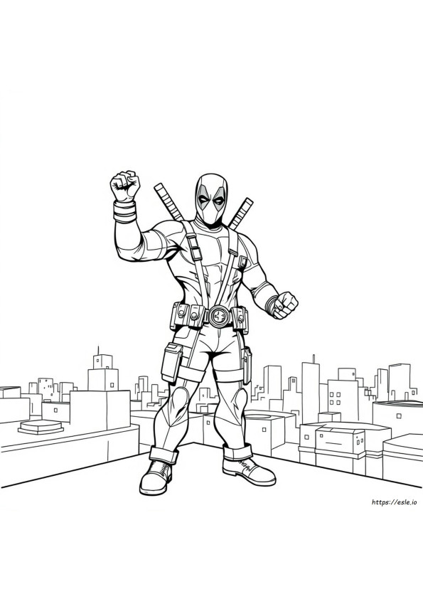 Coloriage Deadpool