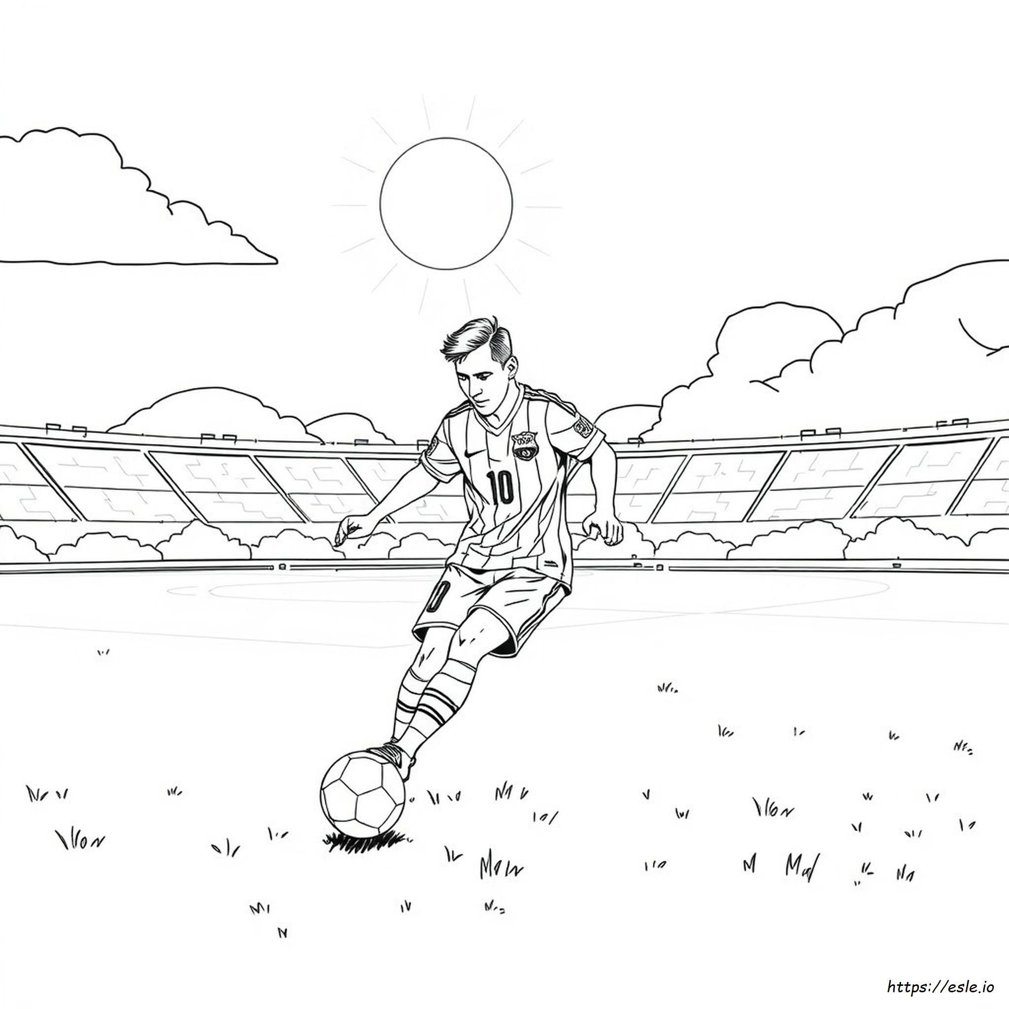 Messi Ausmalbilder