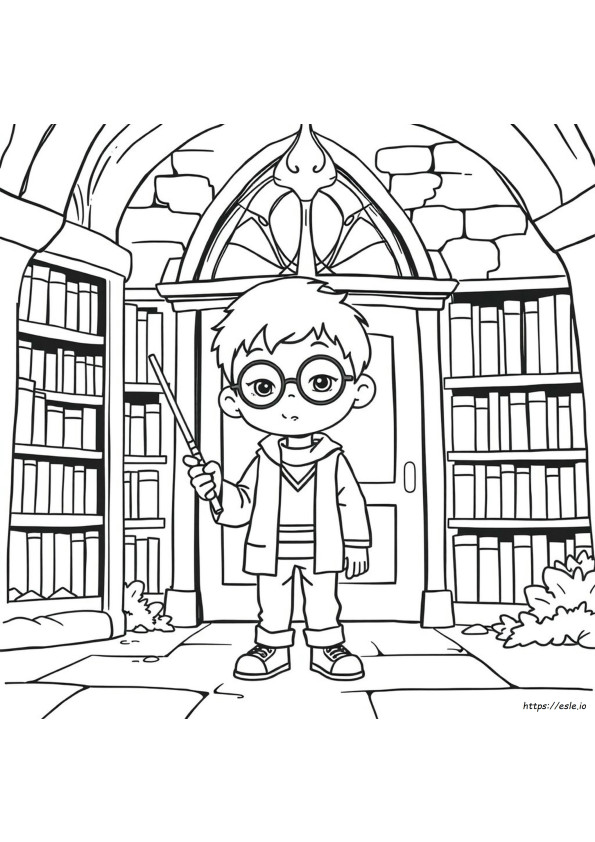 Harry Coloring Pages