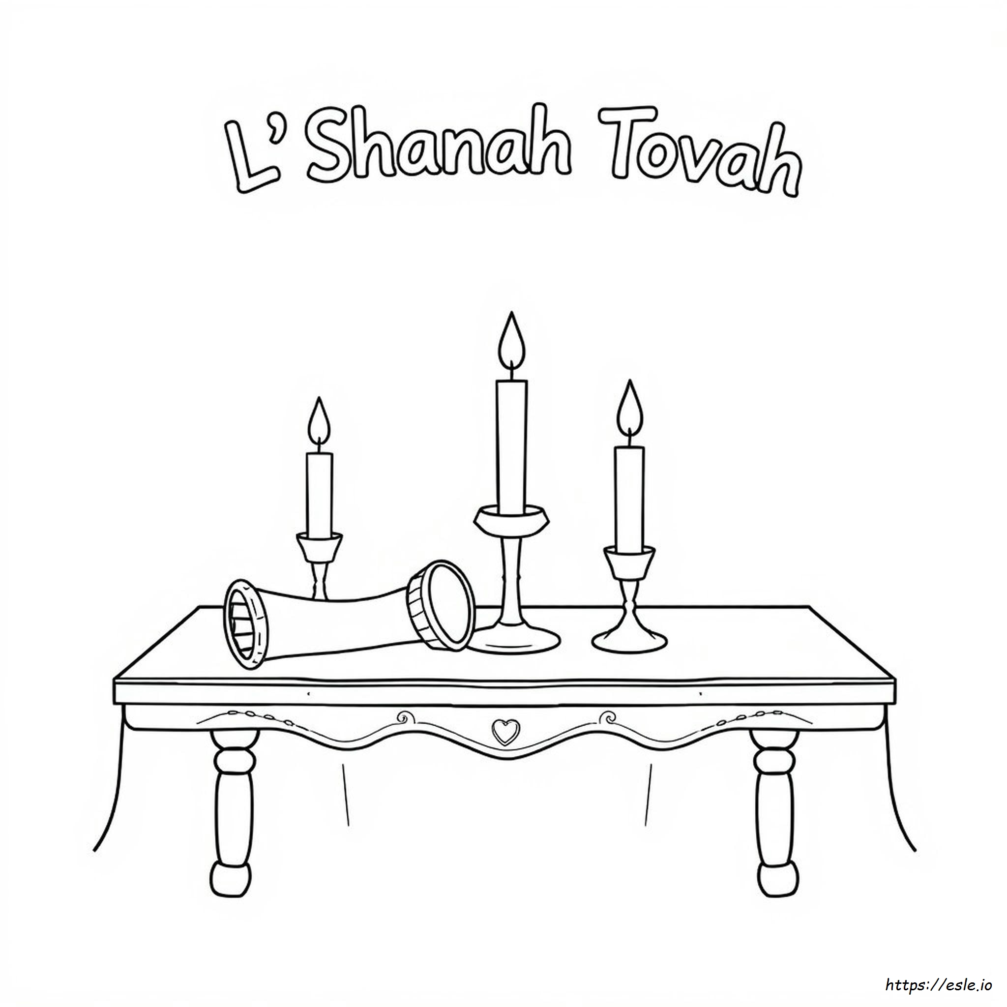 Free Printable Rosh Hashanah Coloring Pages Printable