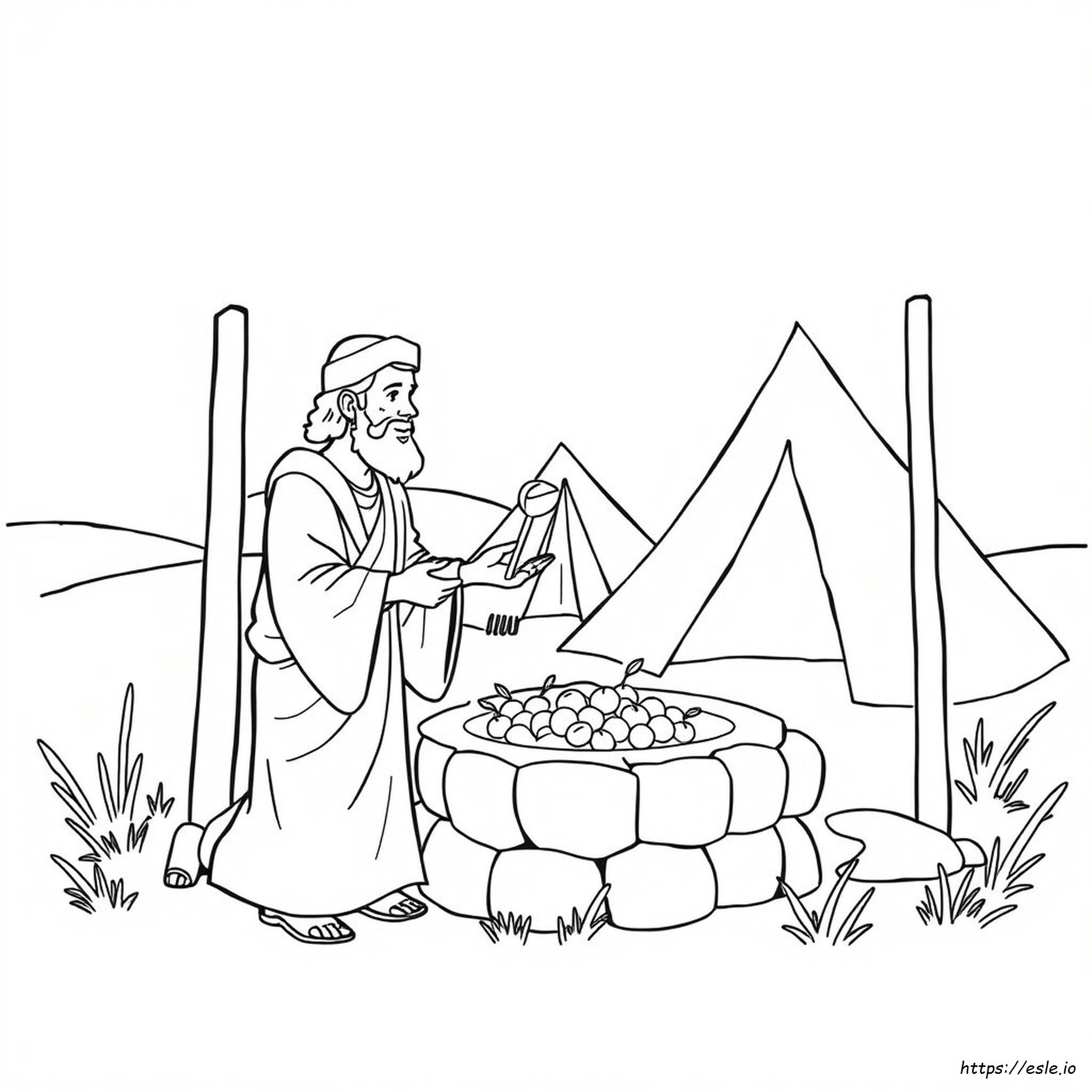 Kostenlose Ausmalbilder Von Jakob Und Esau