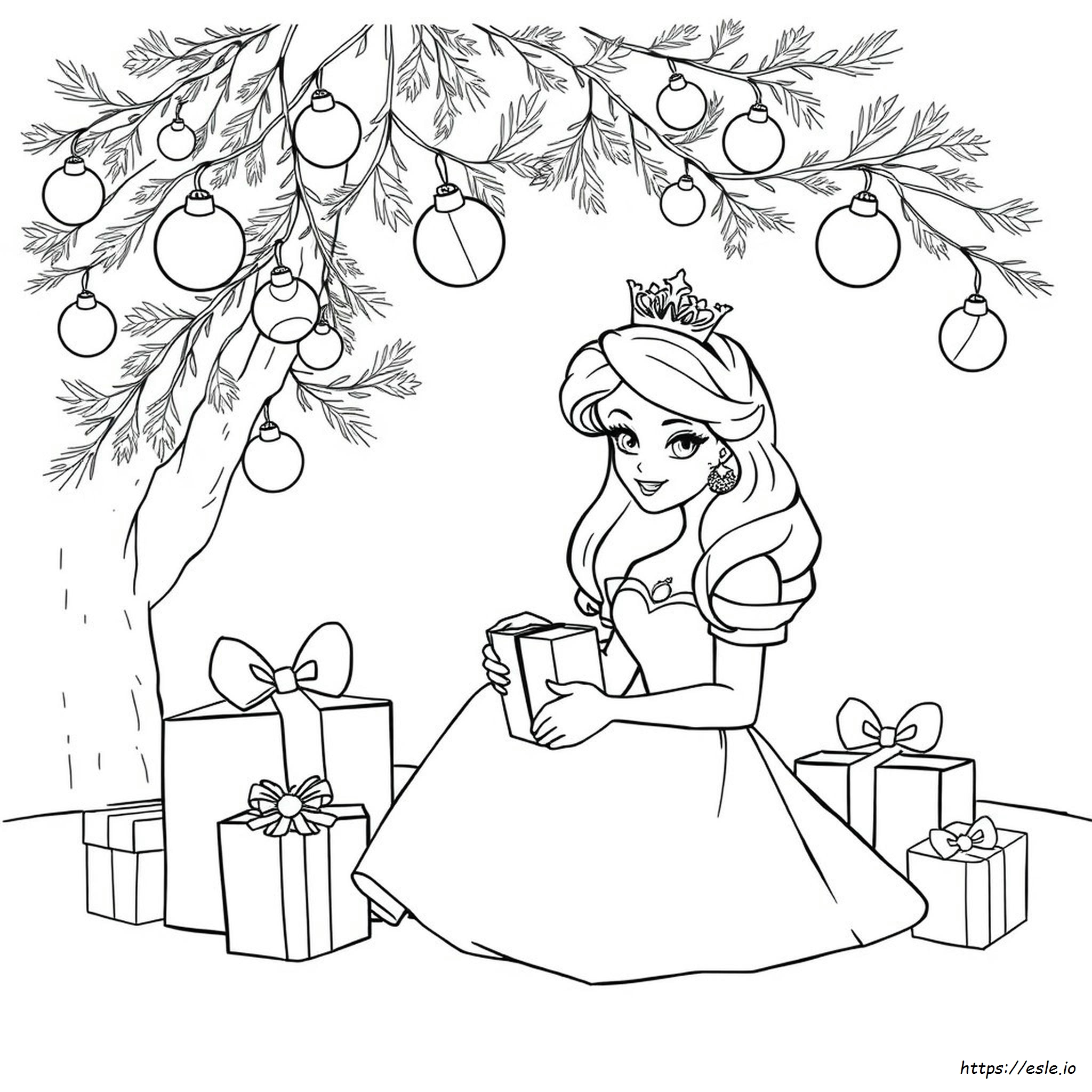 Prinzessin Feiertag Ausmalbild Zum Ausdrucken