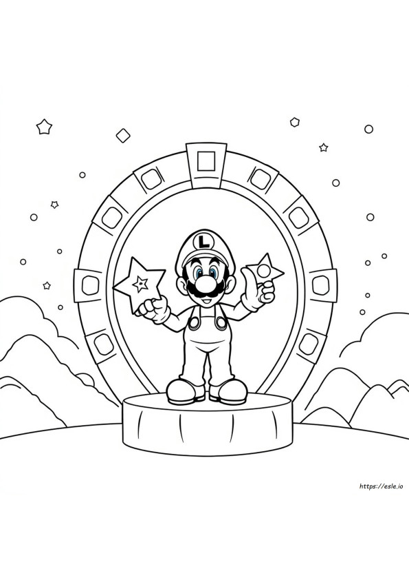 Disegni Da Colorare Super Luigi Odyssey