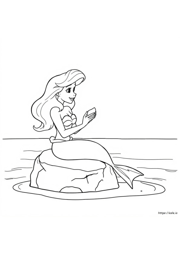Disney Ariel Little Mermaid Coloring Pages