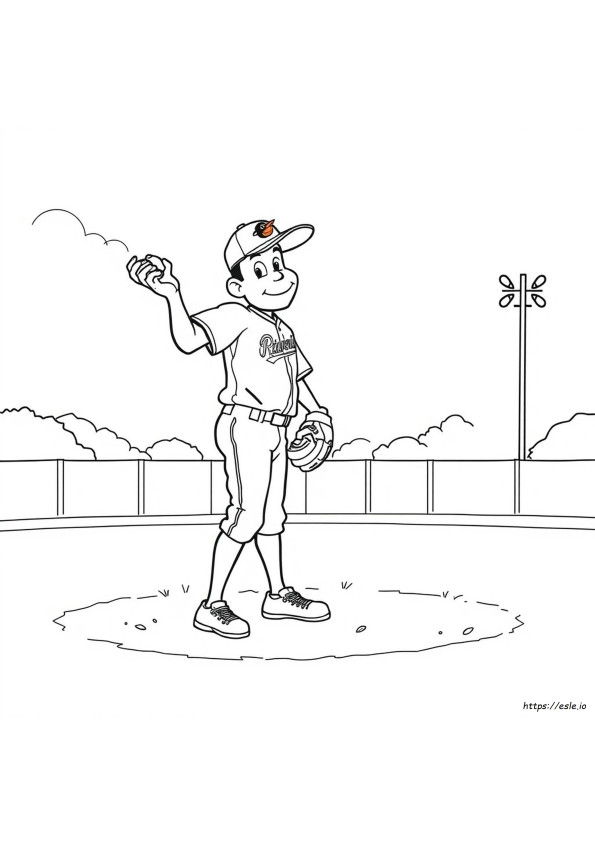 Baltimore Ravens Coloring Sheet