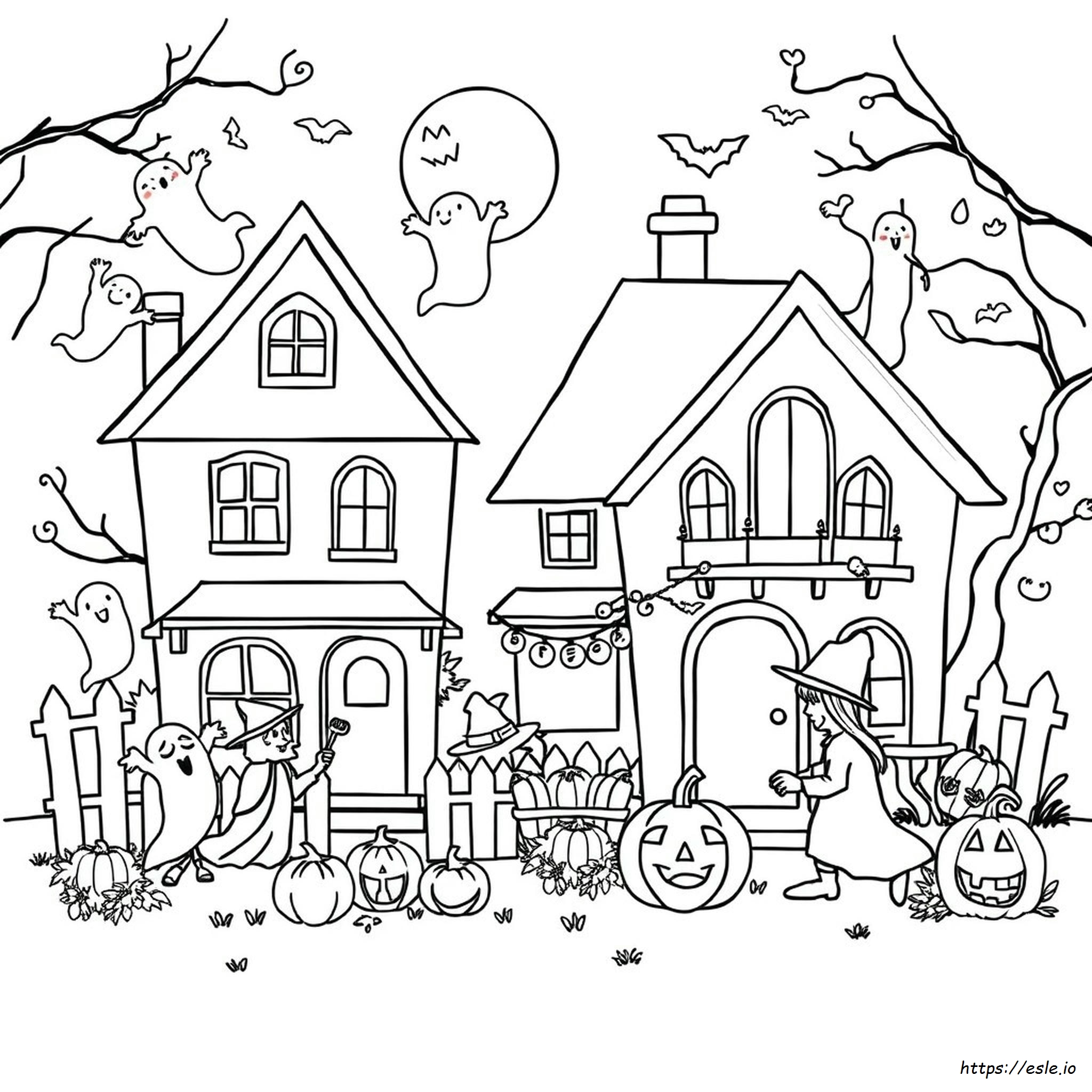 Halaman Mewarnai Online Halloween
