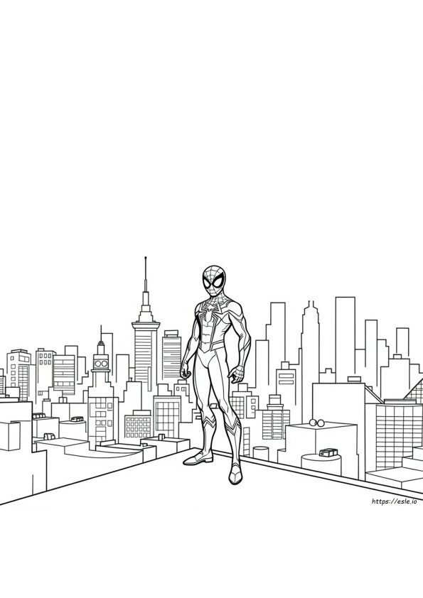 Miles Morales Ausmalbild