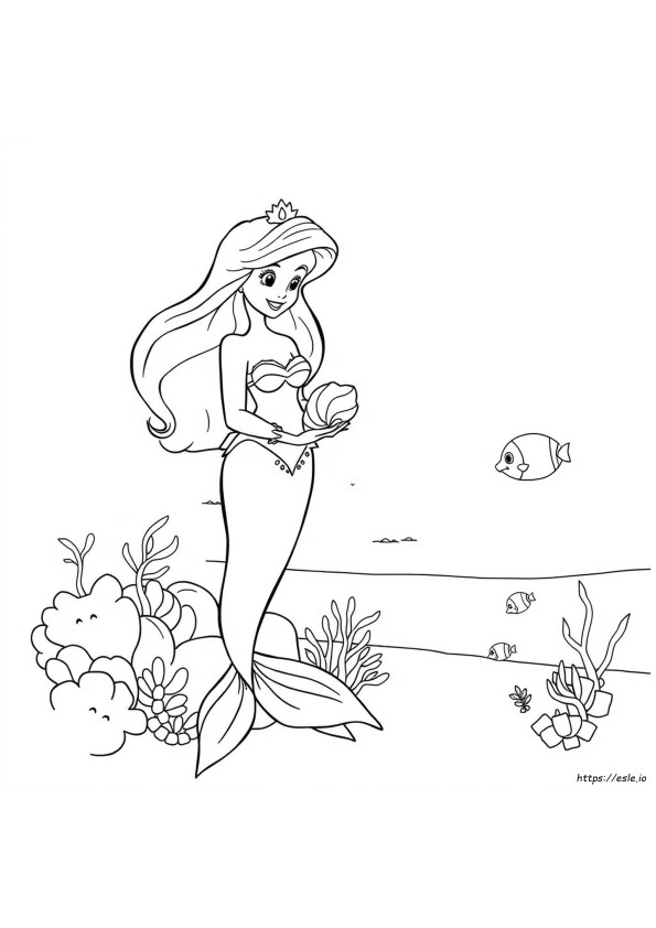 Ariel Princess Coloring