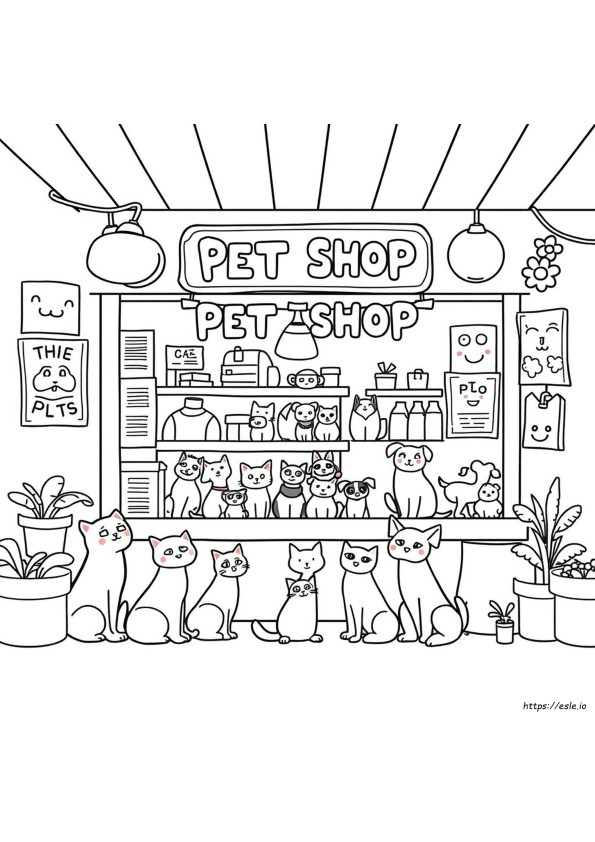 Ugglys Pet Shop Desene De Colorat