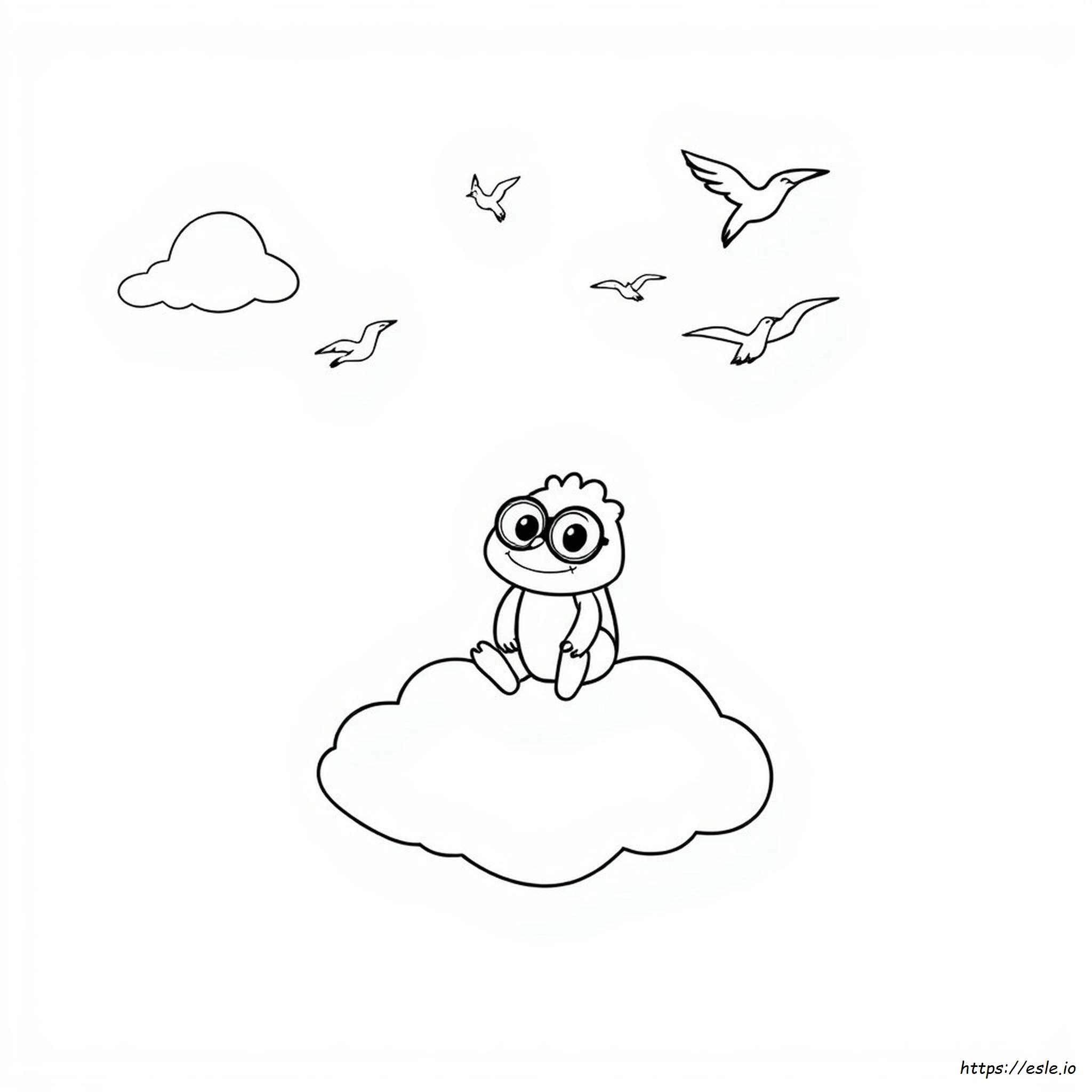 Keroppi Coloring Page - Free Printable
