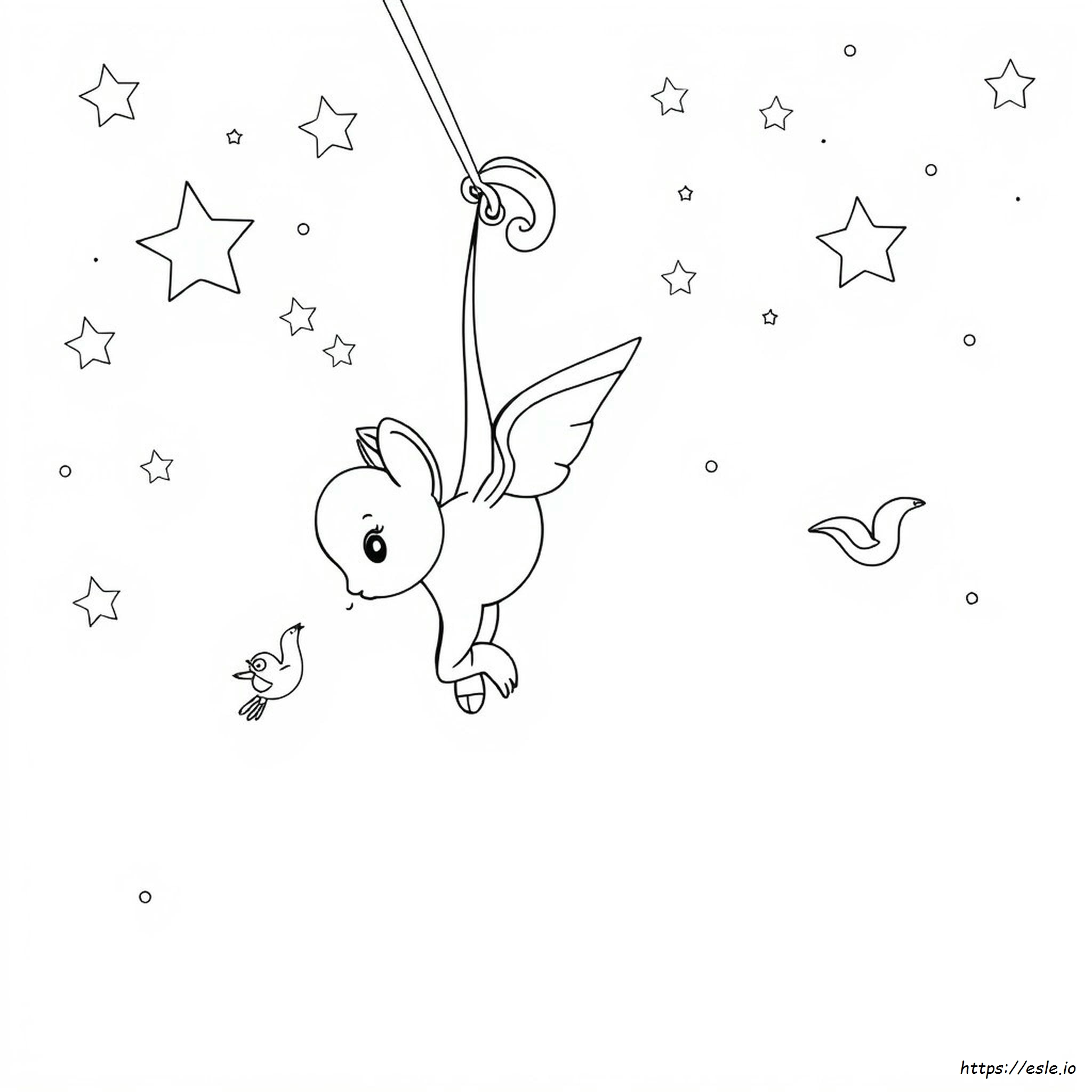 Stellaluna Ausmalbild