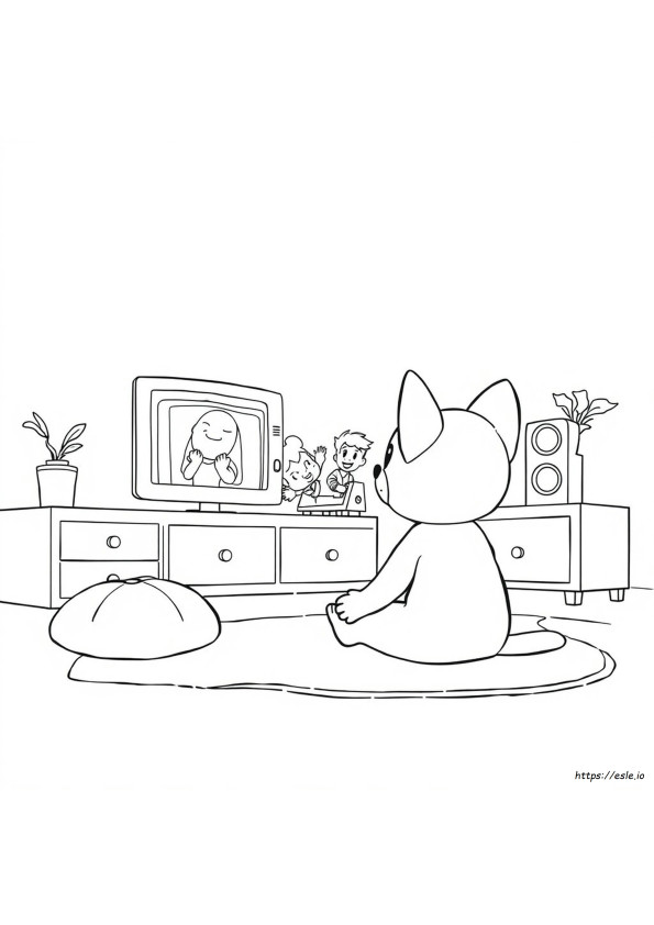 Drawing Bluey Coloring Pages