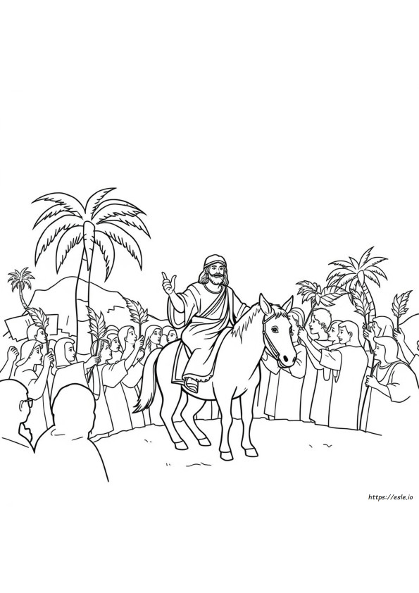Free Coloring Pages For Palm Sunday