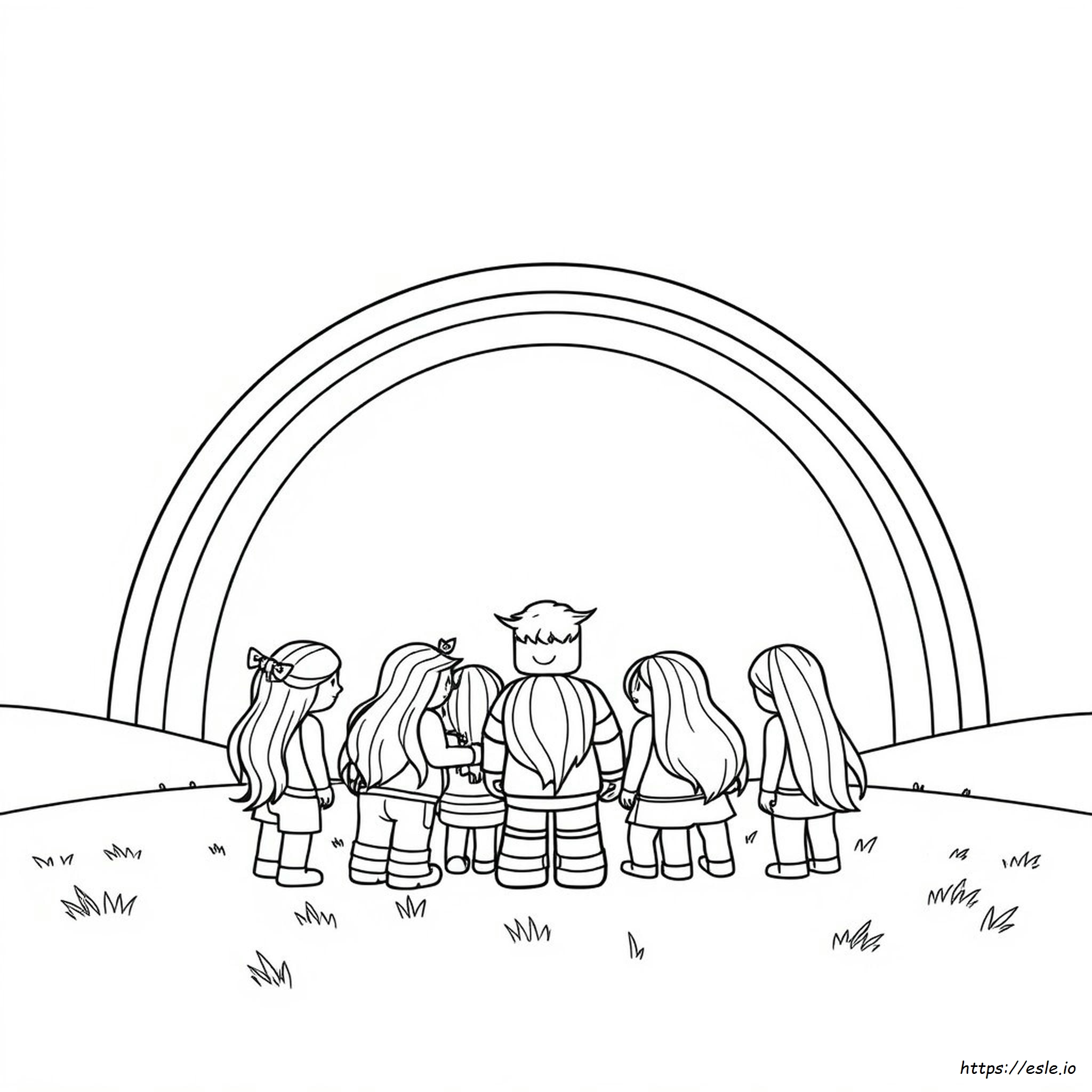 Rainbow Friends Coloring Pages Roblox