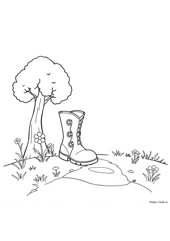 Stiefel Ausmalbilder