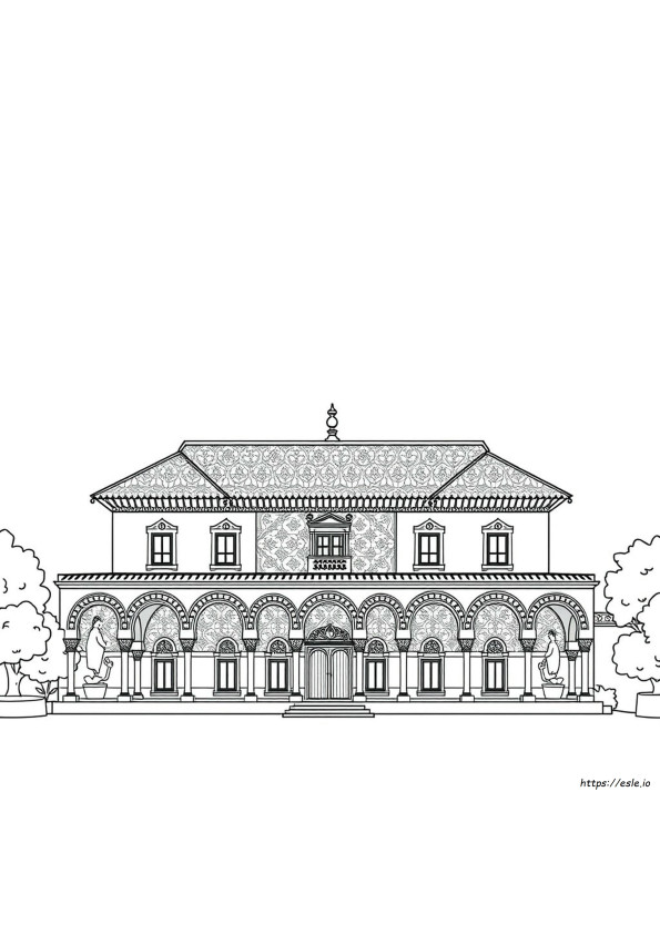 Madrigal House Coloring Page