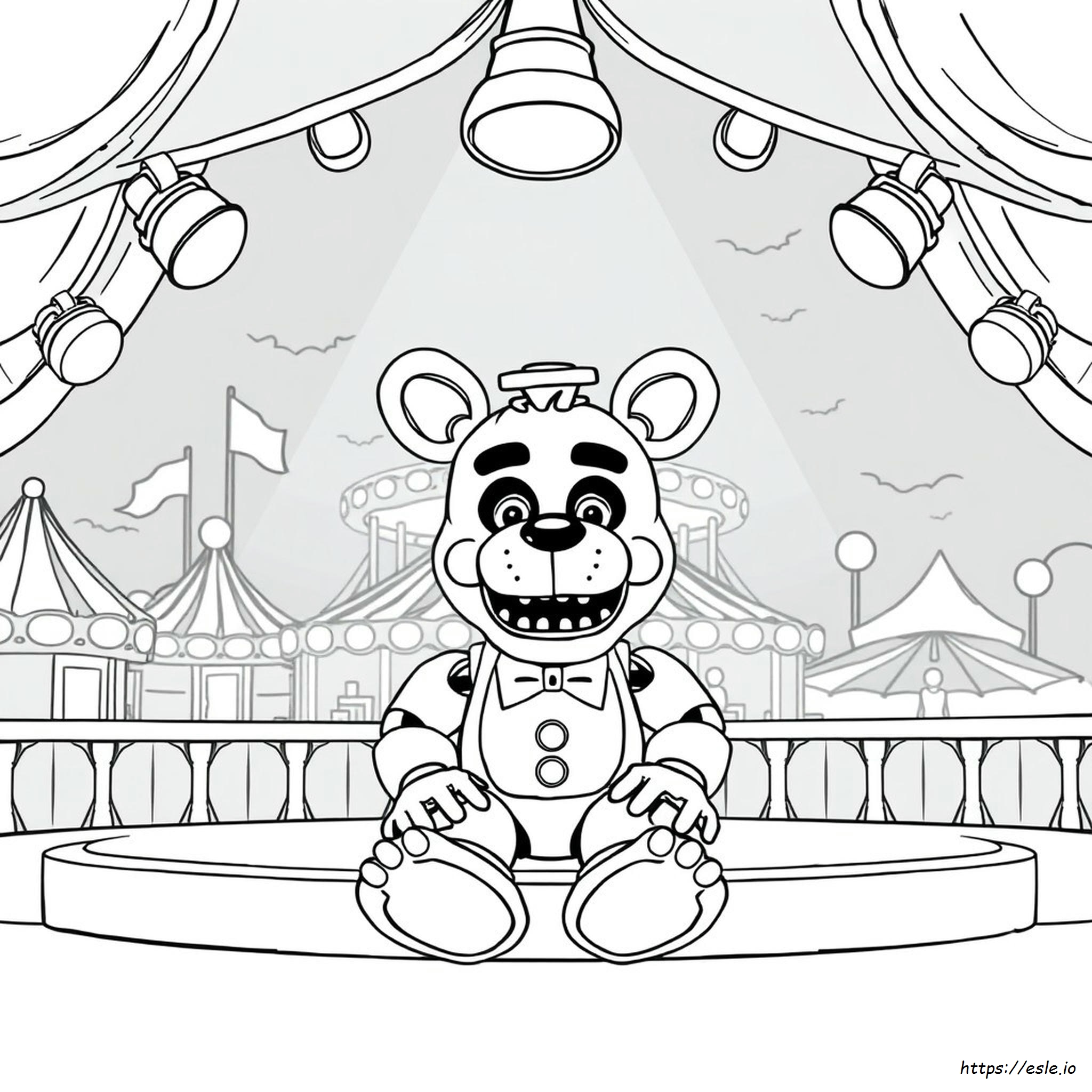 Fnaf Toy Freddy Coloring Pages