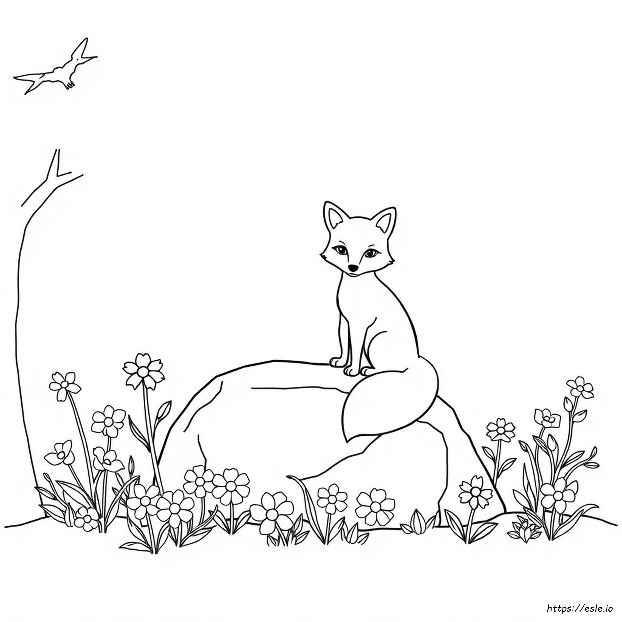 Coloriage Renard À Imprimer Gratuit