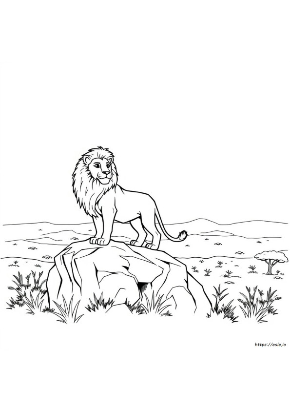 Printable Lion Coloring Pages For Adults
