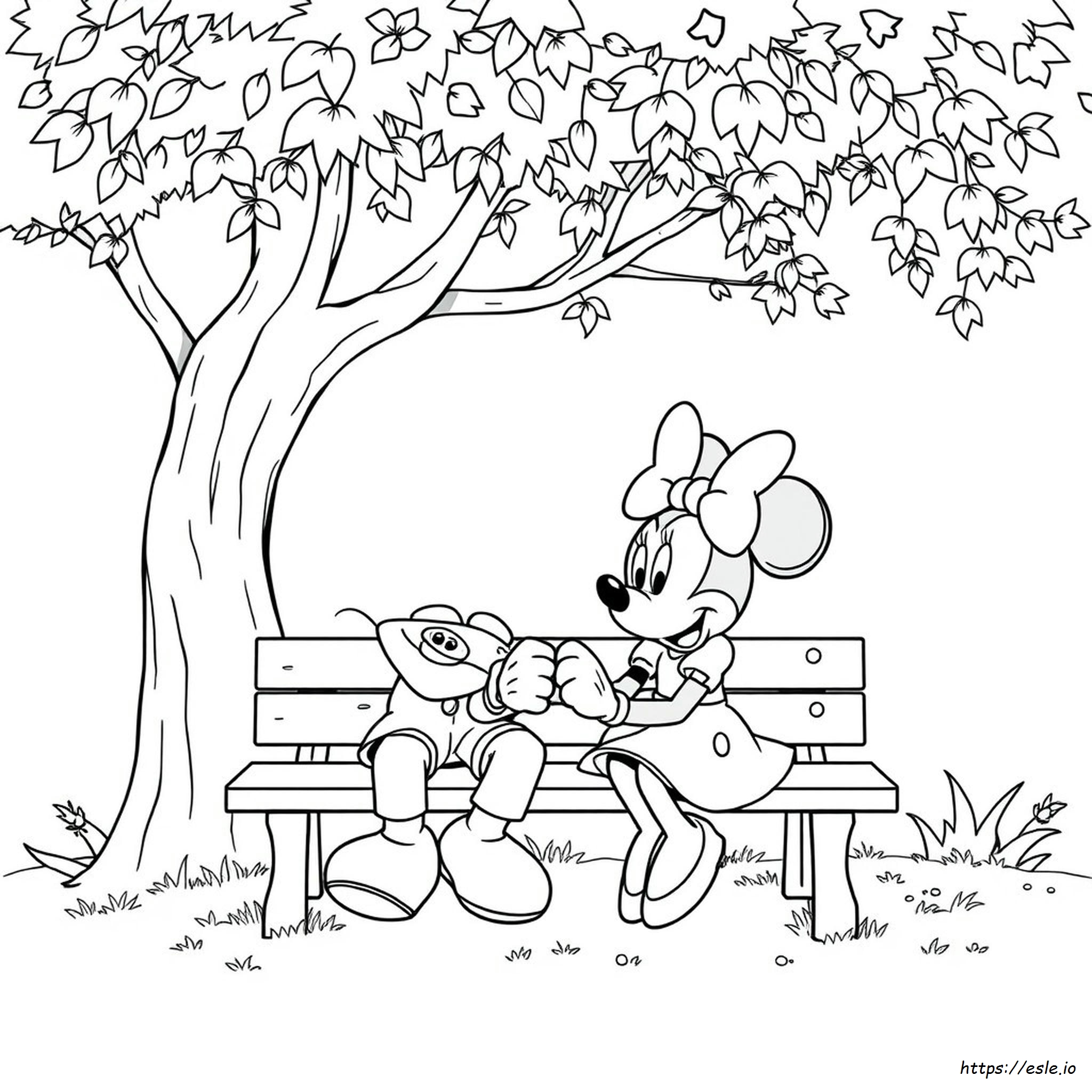 Disney Coloring Pages Mickey And Minnie Mouse