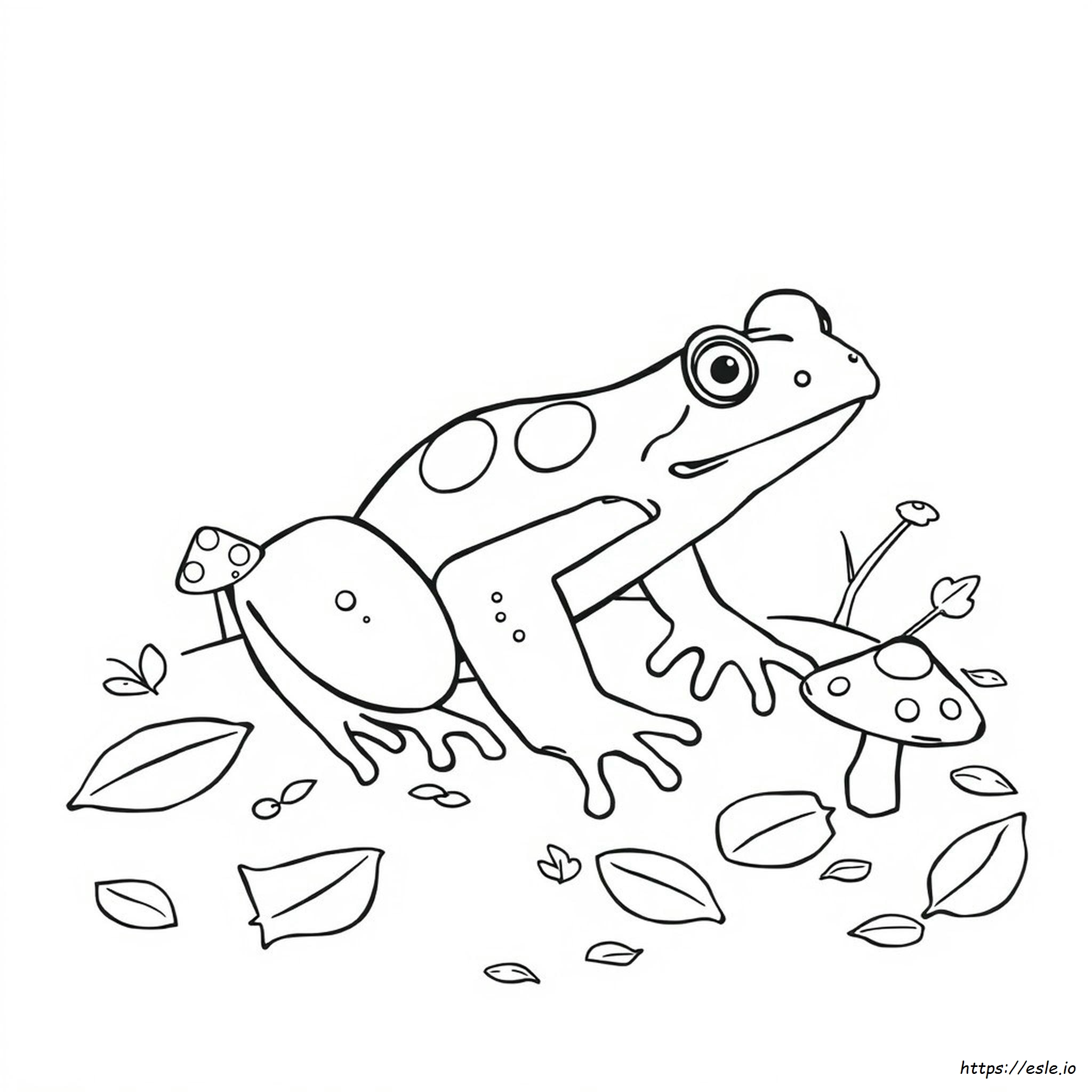 Poison Frog Coloring Page