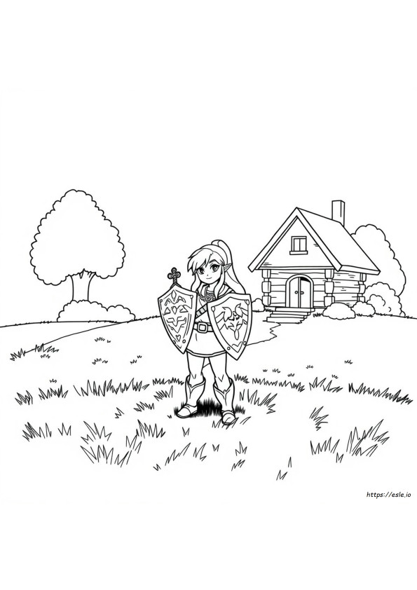 Coloring Pages Of Zelda