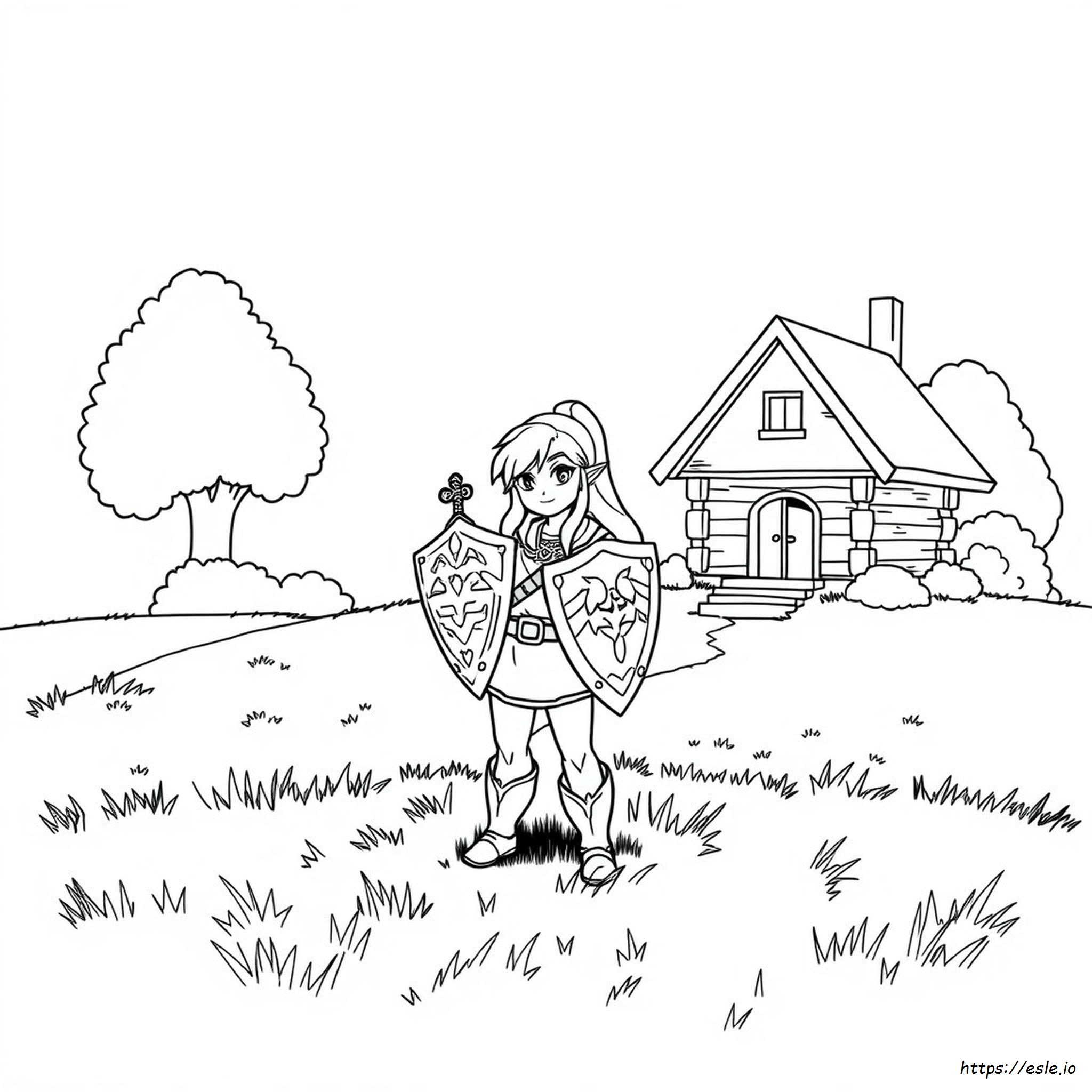 Coloring Pages Of Zelda