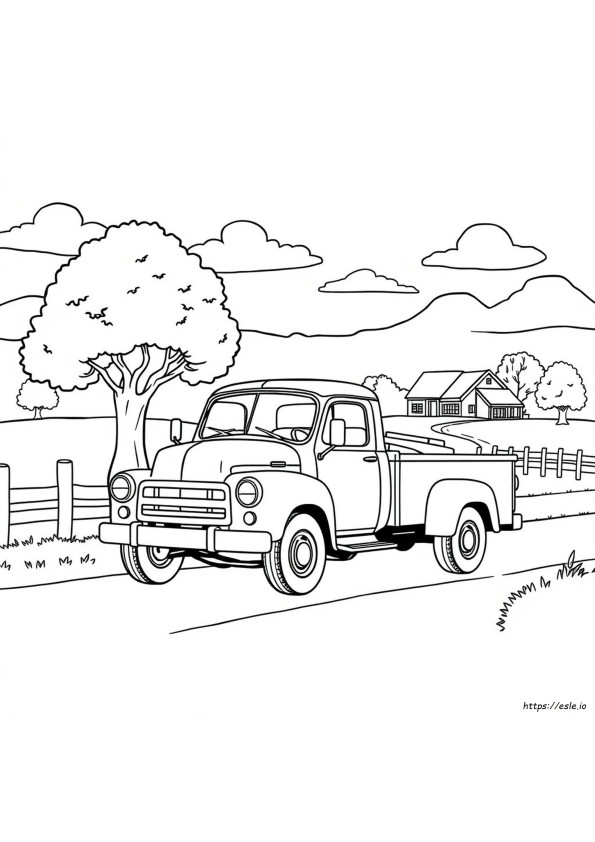 Camion Classici Da Colorare