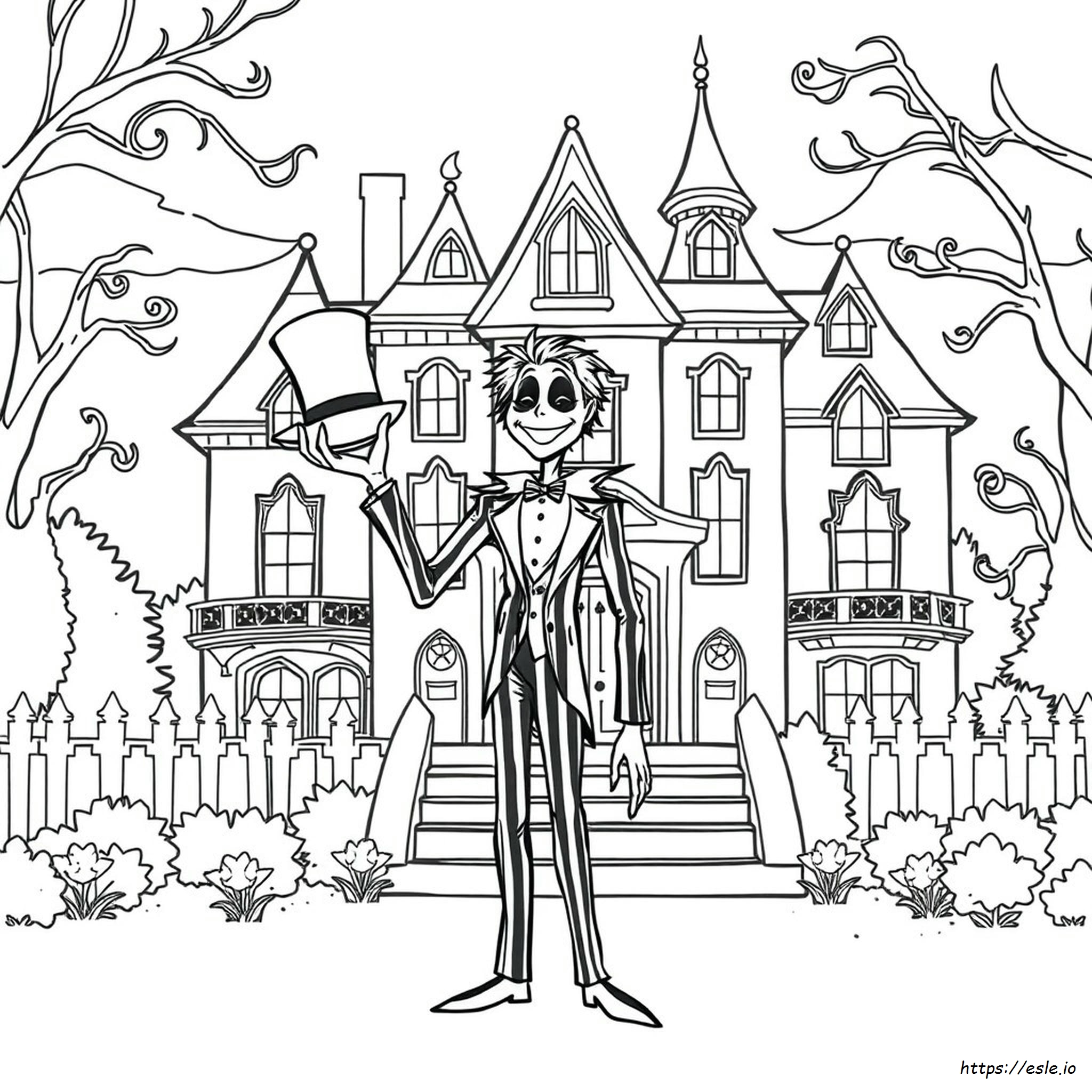 Art Beetlejuice Coloring Pages