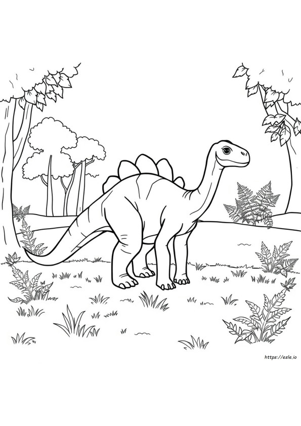 Parasaurolophus Värityskuva