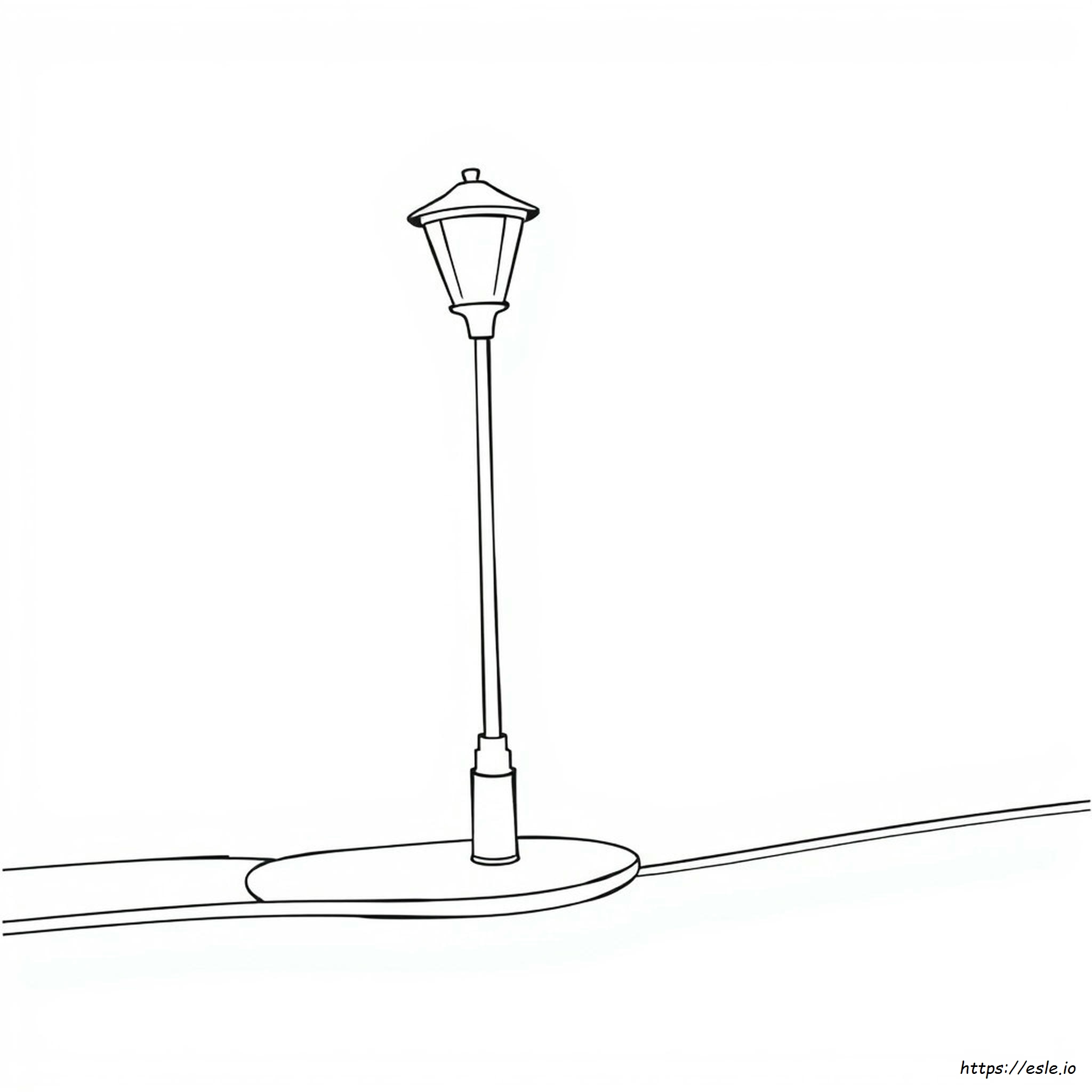 Lampu Jalan Gambar Mewarnai