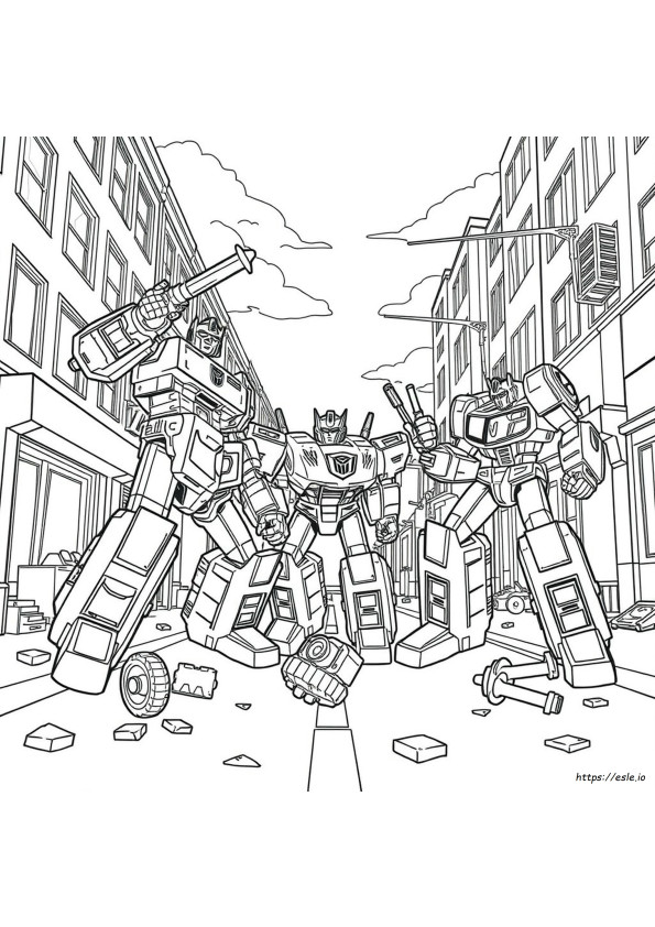 Transformers Beast Hunters Coloring Pages