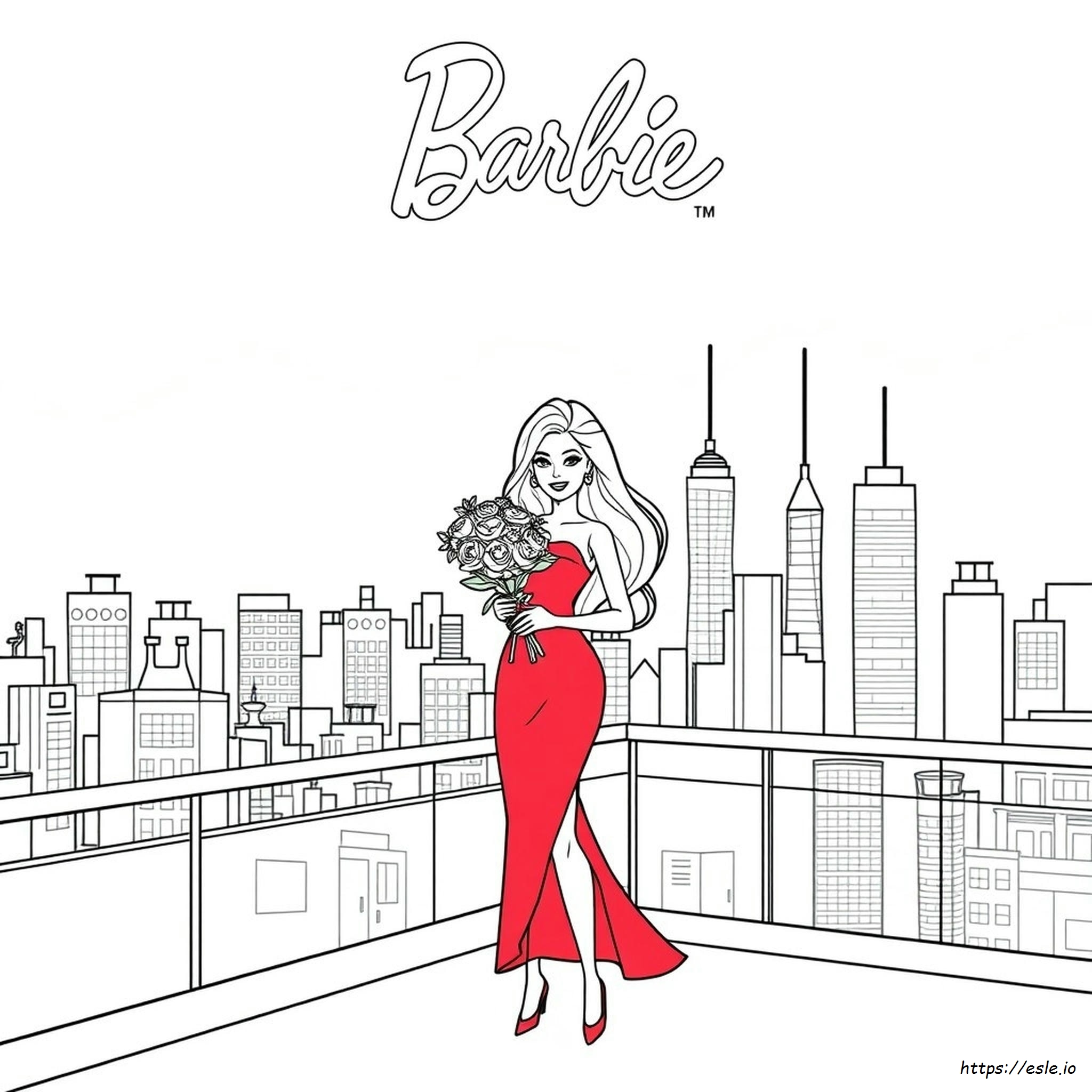 Barbie Mewarnai Gambar Margot Robbie