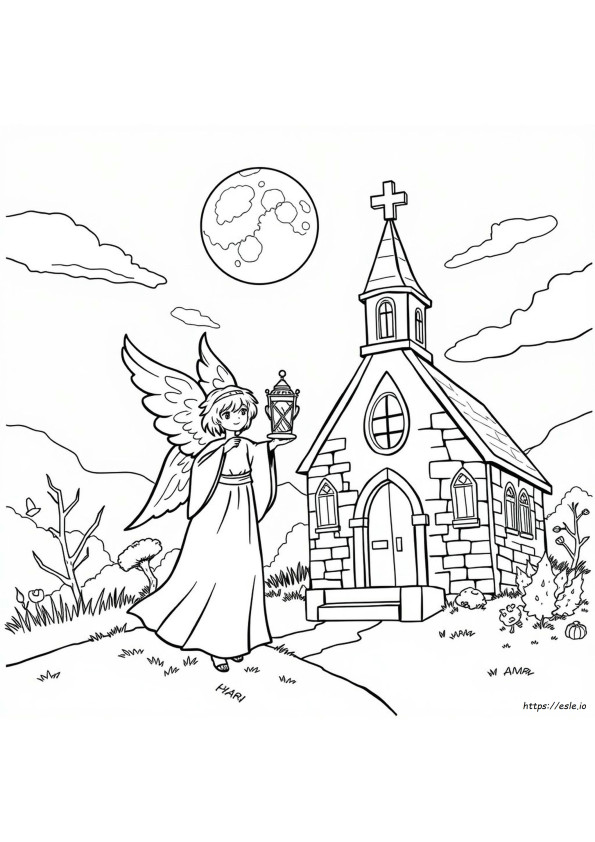 Christian Halloween Coloring Pages Free