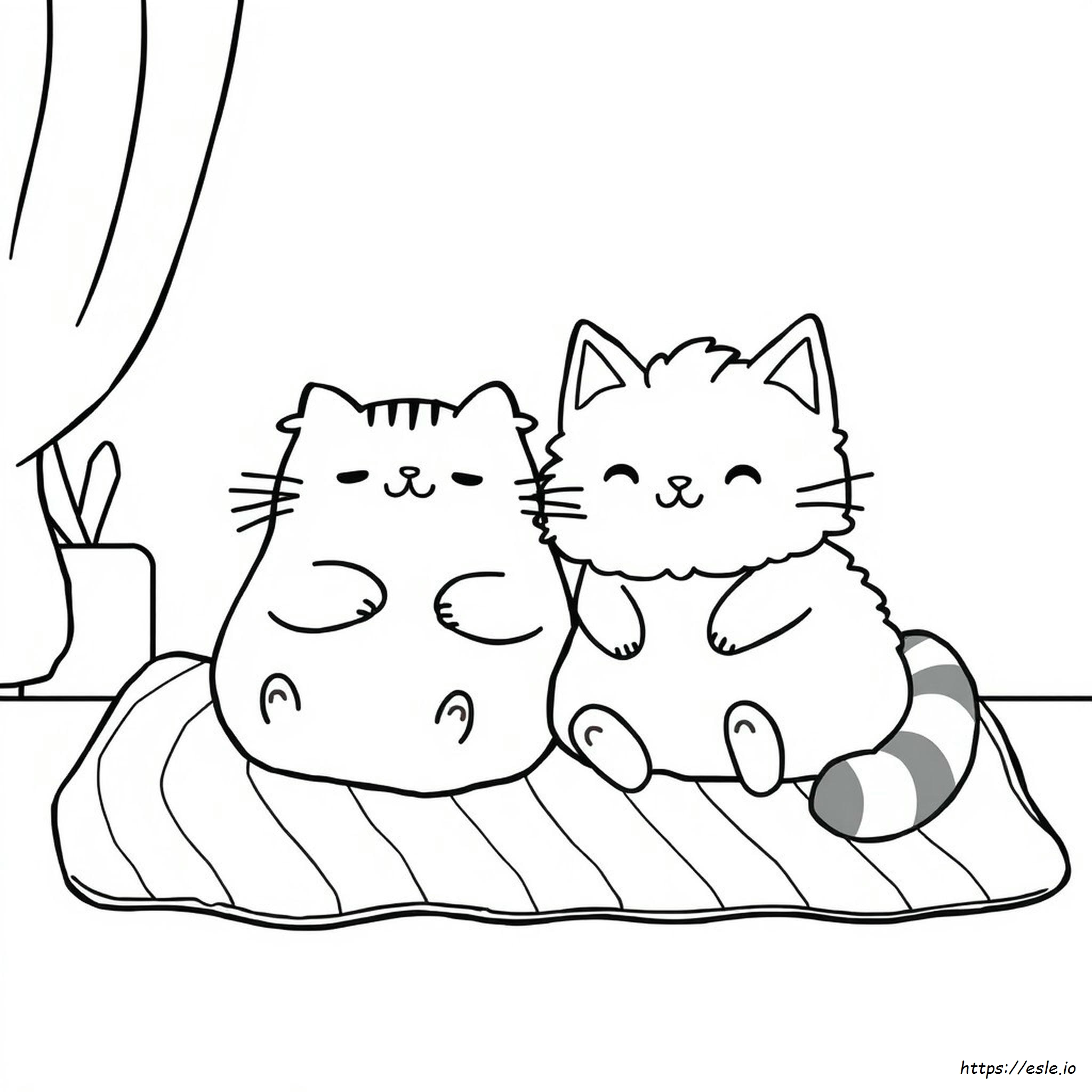 Coloriages À Imprimer Pusheen Et Stormy